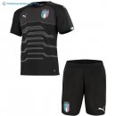 Maillot Italie Enfant Gardien 2018 Noir