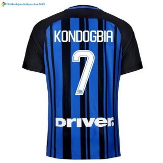 Maillot Inter Domicile Kondogbia 2017 2018 Maillot Inter Domicile Kondogbia 2017 2018