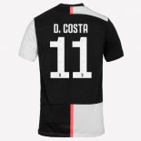 Maillot Juventus NO.11 D.Costa Domicile 2019 2020 Blanc Noir