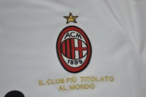 Maillot AC Milan Beckham Exterieur ML NO.32 Retro 2008/09 Blanc
