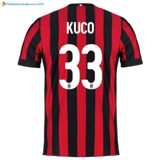 Maillot Milan Domicile Kuco 2017 2018