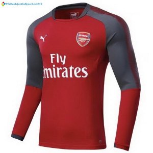 Survetement Arsenal 2017 2018 Rouge Gris Marine