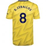 Maillot Arsenal NO.8 D.Ceballos Exterieur 2019 2020 Jaune