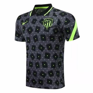 Polo Atlético de Madrid 2020 2021 Noir Gris Polo Atlético de Madrid 2020 2021 Noir Gris