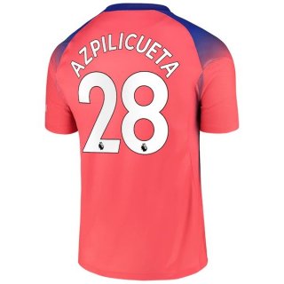Maillot Chelsea NO.28 Azpilicueta Third 2020 2021 Orange Maillot Chelsea NO.28 Azpilicueta Third 2020 2021 Orange