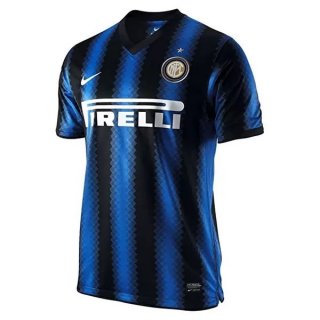 Maillot Inter Milan Domicile Retro 2010 2011 Bleu