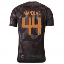 Maillot AS Roma Domicile Manolas 2017 2018