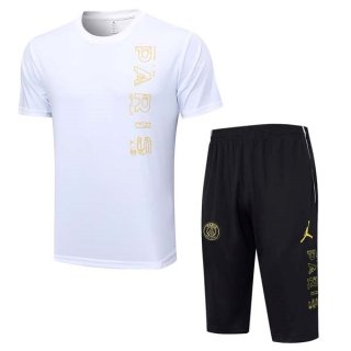 Maillot Entrainement PSG Ensemble Complet 2023 2024 Blanc Maillot Entrainement PSG Ensemble Complet 2023 2024 Blanc