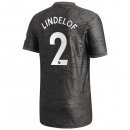 Maillot Manchester United NO.2 Lindelof Exterieur 2020 2021 Noir