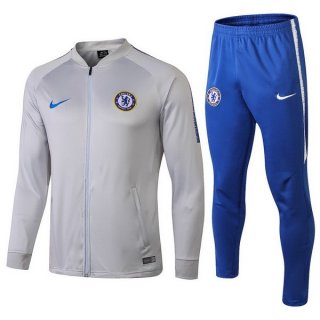 Survetement Chelsea 2018 2019 Gris Bleu