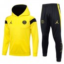 Sweat Shirt Capuche Paris Saint Germain 2023-2024 Jaune