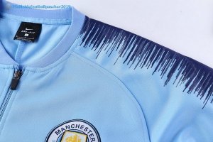 Survetement Manchester City 2018 2019 Bleu Clair