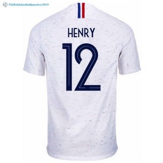 Maillot France Exterieur Henry 2018 Blanc