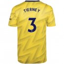 Maillot Arsenal NO.3 Tierney Exterieur 2019 2020 Jaune