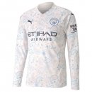 Thailande Maillot Manchester City Third ML 2020 2021 Blanc