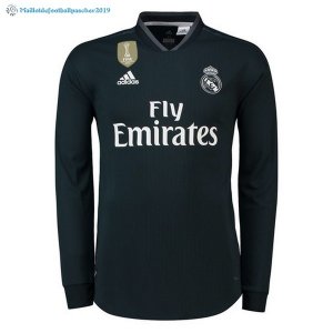 Maillot Real Madrid Exterieur ML 2018 2019 Noir