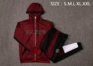 Sweat Shirt Capuche Paris Saint Germain 2021 2022 Bordeaux Noir