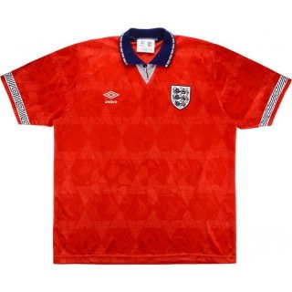 Thailande Maillot Angleterre Replica Exterieur Retro 1990 Rouge