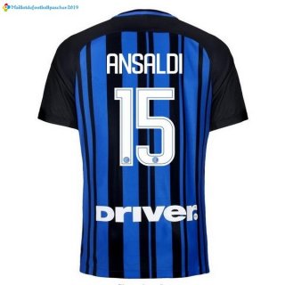 Maillot Inter Domicile Ansaldi 2017 2018