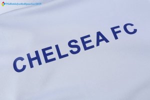 Survetement Chelsea 2017 2018 Gris Clair Bleu