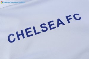 Survetement Chelsea 2017 2018 Gris Clair Bleu