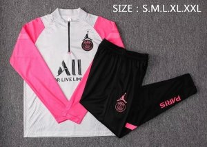 Survetement Paris Saint Germain 2021 2022 Gris Rose Noir