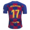 Maillot Barcelona NO.17 Griezmann Domicile 2019 2020 Bleu Rouge