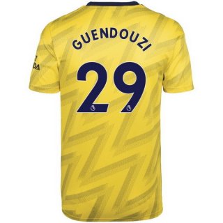 Maillot Arsenal NO.29 Guendouzi Exterieur 2019 2020 Jaune Maillot Arsenal NO.29 Guendouzi Exterieur 2019 2020 Jaune