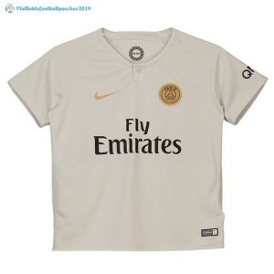 Maillot Paris Saint Germain Exterieur Enfant 2018 2019 Blanc