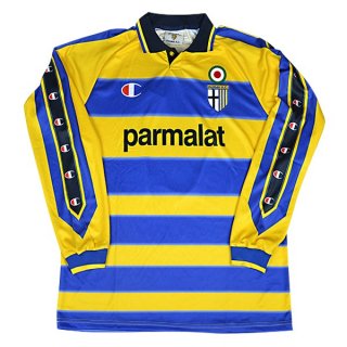 Maillot Parma Domicile ML 1999 2000 Bleu Jaune Maillot Parma Domicile ML 1999 2000 Bleu Jaune