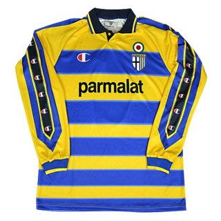 Maillot Parma Domicile ML 1999 2000 Bleu Jaune