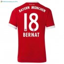 Maillot Bayern Munich Domicile Bernat 2017 2018