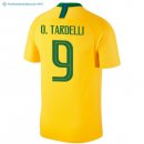 Maillot Brésil Domicile O.Tardelli 2018 Jaune