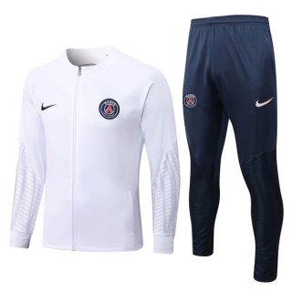 Survetement Paris Saint Germain 2023 Blanc Bleu Survetement Paris Saint Germain 2023 Blanc Bleu