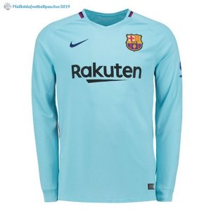 Maillot Barcelona Exterieur ML 2017 2018 Bleu