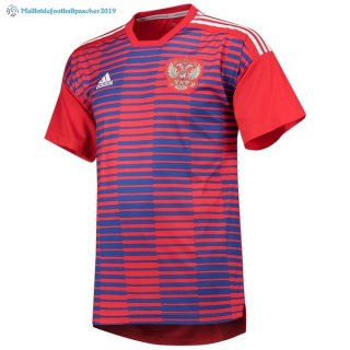 Maillot Russie Entrainement 2018 Rouge Bleu