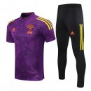 Polo Manchester United Ensemble Complet 2021 2022 Purpura