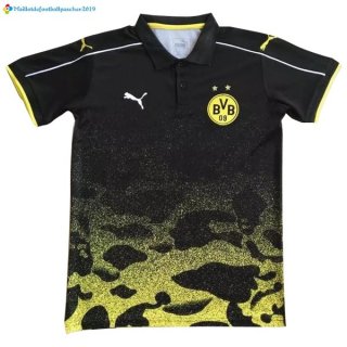 Polo Borussia Dortmund 2017 2018 Noir Polo Borussia Dortmund 2017 2018 Noir