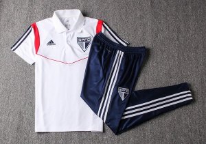 Polo São Paulo Ensemble Complet 2019 2020 Blanc Bleu