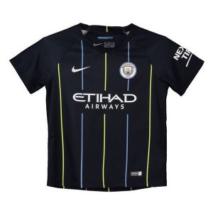 Maillot Manchester City Exterieur Enfant 2018 2019 Bleu