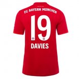 Maillot Bayern Munich NO.19 Davies Domicile 2019 2020 Rouge