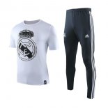 Entrainement Real Madrid Ensemble Complet 2019 2020 Blanc Bleu