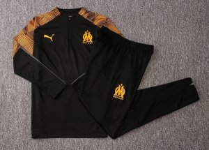 Survetement Marseille Enfant 2019 2020 Orange Noir