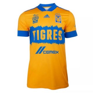 Thailande Maillot Tigres UANL Domicile 2020 2021 Jaune