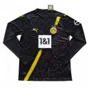 Thailande Maillot Borussia Dortmund Exterieur ML 2020 2021 Noir