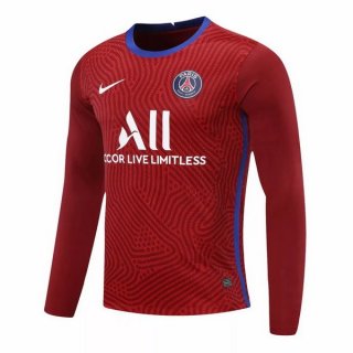 Maillot Paris Saint Germain ML Gardien 2020 2021 Rouge