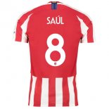 Thailande Maillot Atlético De Madrid NO.8 Saúl Domicile 2019 2020 Rouge