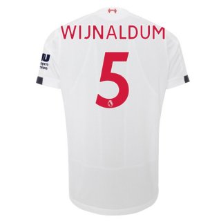 Maillot Liverpool NO.5 Wijnaldum Exterieur 2019 2020 Blanc