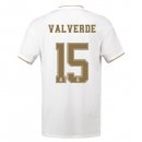 Maillot Real Madrid NO.15 Valverde Domicile 2019 2020 Blanc