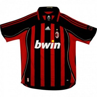 Maillot AC Milan Domicile Retro 2006 2007 Rouge Maillot AC Milan Domicile Retro 2006 2007 Rouge